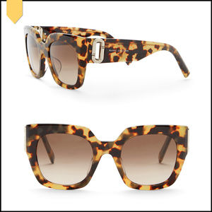 NWT✨MARC JACOBS Brown Glitter Oversized Sunglasses